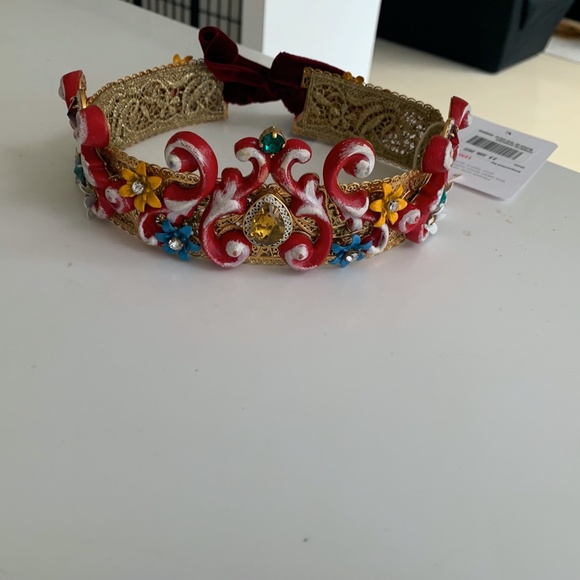 Dolce Gabbana Runway  Tiara with Crystals